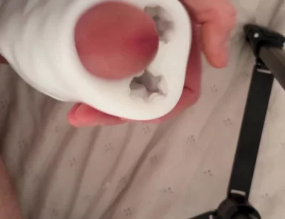 Big Dick Destroys Fleshlight & Fills It with Cum