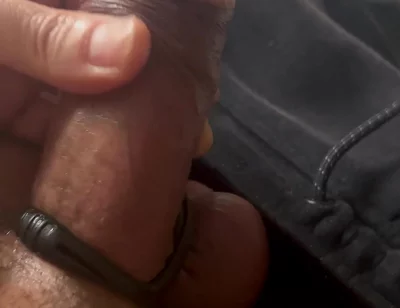 Handjob Big Cock Cut Oil Cockring