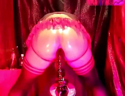 With My Hole so Hot, Lubed, and Wet. Bouncing My Booty, Jumping on My Dildo, and Wearing My Miniskirt 1.