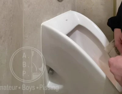 Caught the Guy Pissing in the Next Urinal