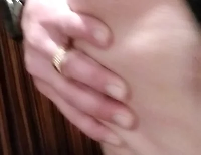 Showing My Thong in a Public Restroom