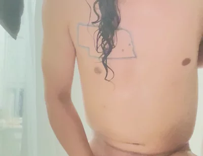 Big Cock Latino Cums in the Shower