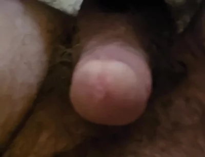 Laid Back POV in Bed with My Shorts Downs and Drop of Precum