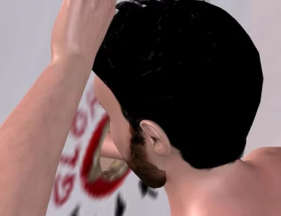 Animated 3D Gay Porn - Handsome Man Sucking Dick Through Glory Hole in Men's Toilet