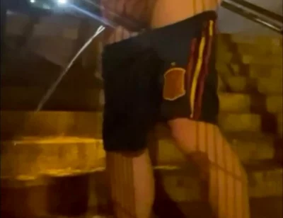 Compilation of Amateur Boys Pissing in the Street
