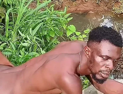 Ebony Ran for His Life After a Merciless Hard Jungle Fuck
