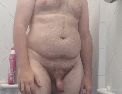 All Naked in Bathroom