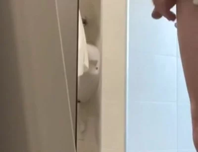 Helping Hand in Public Toilets - Almost Caught