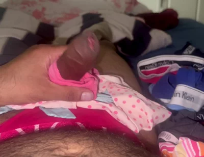 Lazy in Bed Wearing Panties.