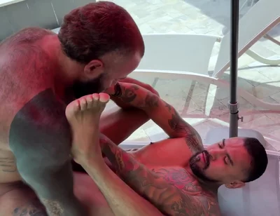 Horny Adult Clip Homosexual Rimjob Best Only For You With Boomer Banks And Baby Bear