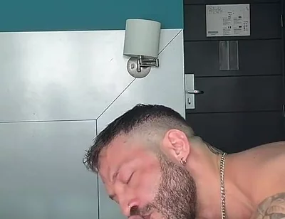 Muscle Bottom Takes Big White Monster Cock Deep