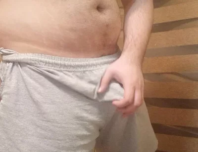 Beefy Stud Goes Commando and Shows off