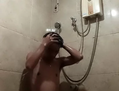 Another Shower Jerking off with Cumshot