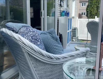 Hunk Stepdaddy Bear Naked Sunbathing in the Veranda 3