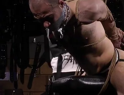 Zeus Bound for Ass Spanking Firm Restraint & Growing Pleasure