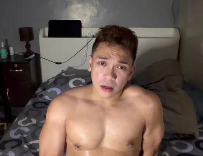 Hot Filipino Twink Jerks off in Steamy Shower
