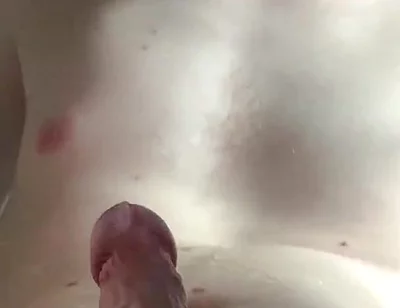 Masturbation on a Bed