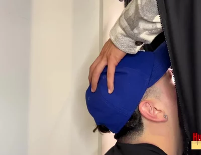 Gloryhole Bro Homie Sucks Big Uncut Cock Glory Hole