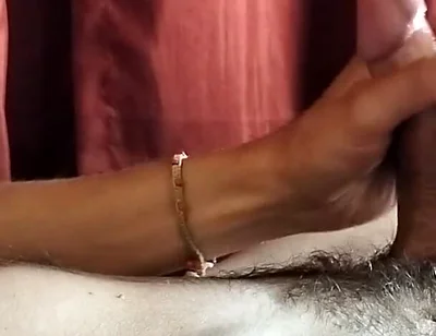 Milking My Hot Uncut Cock