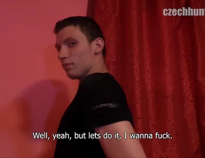 Czech Hunter - Euro Stud Deepthroats Thicc Cock for First Time