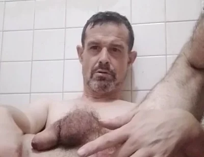 Cute Young Stepdaddy Fingering His Hairy Hole Until Prolapse