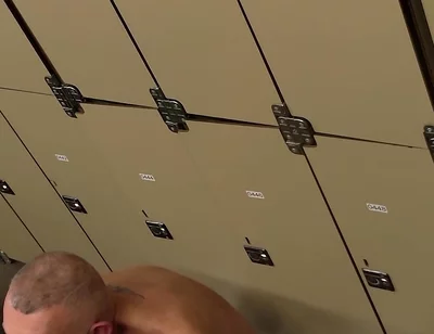 Stepdaddy Caught Fucking a Jock in the Locker Room