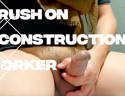 A Sweet Guy Having an Intimate Sexual Bonding with a Construction Worker with a Help of a Waiter