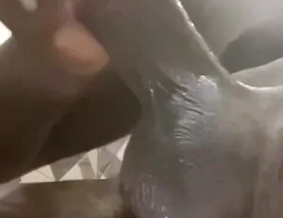 Part 2 BBC Public Washroom Deep Jerking off Orgasm