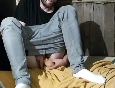 White Socks Masturbation Compilation