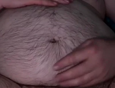 Worship Hairy Big Belly and Sniffing Yellow Piss-stained Undies