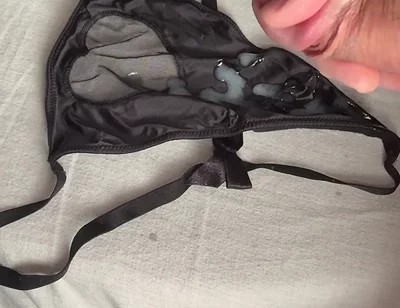 Cum on Wife’s Panties 10