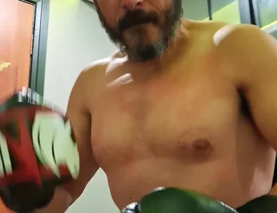 Gouine Wrestler - POV Muscle Worship Training Session