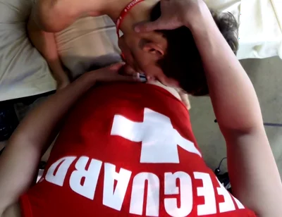 Bareback Lifeguard Twinks