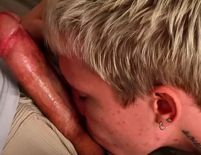 Big Cock Guy with Athletic Body Fucks Deep in Twink's Throat and Fills His Tight Ass with Cum