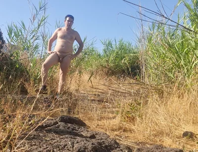 Naked Boy in Outdoor