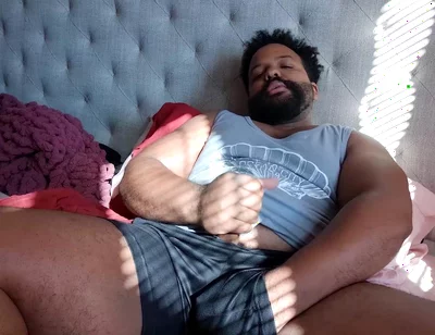 BBC Stepdaddy Cums with a Mini Vibrator in His Ass