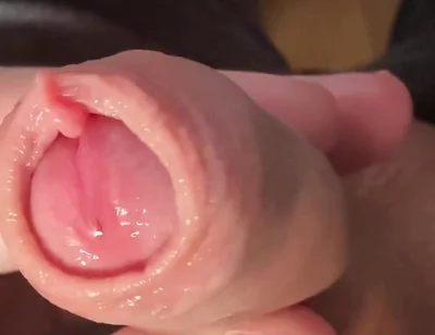 Play with My Little Cock and the Long Foreskin (slow Motion)