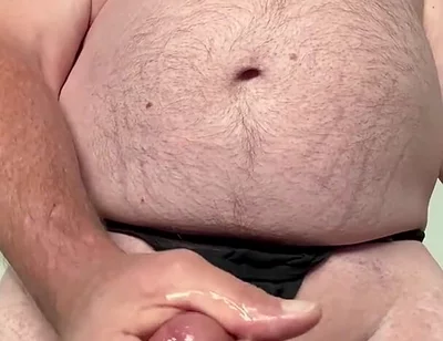 A Really Nice Cumshot While Standing and Jerking