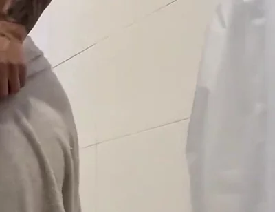 Playing with Nipple Suckers Wearing a Wrestling Singlet for the Gym Ortizjona / Jona Ortiz
