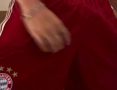 Soccer Player Gives Foot and Ass Massage to Himself