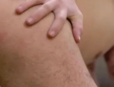 Twink Cum Splashes Over Him