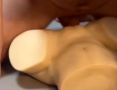 Don't Do This Unless You Want to Be Horny Like Me When Fucking a Realistic Doll Mary Who Has a Super Tight Pussy Until Huge Cum
