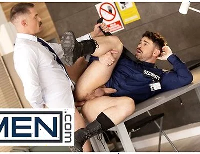 Beau Butler Finds Adam Tyrants Piercing During A Strip Search And Gets Fucked At The Office