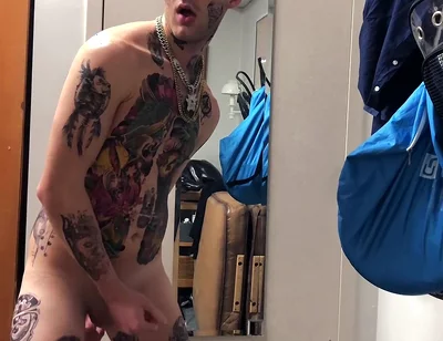 Tatted Twink Masturbation Solo