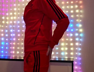 Red Adidas Tracksuit