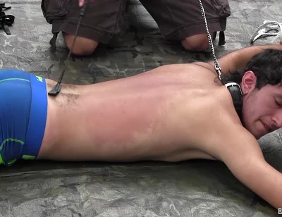 Kayden Winters In Brandon Cummings Roped Down And Flogged Before Fucks His Eager Ass