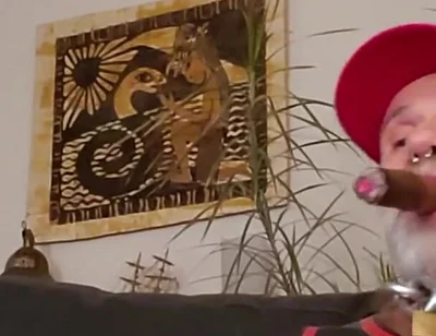 Cigardad on His Couch