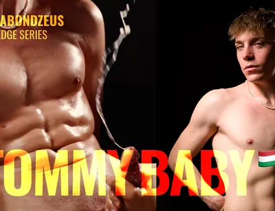 Blond Hungarian Muscular Twink Got Edged Ending with Huge Cumshot