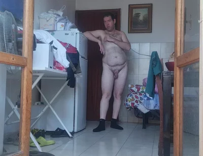Naked Boy All Alone