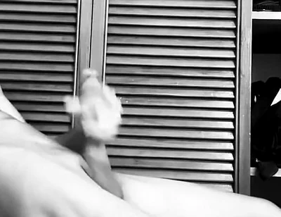 Monochrome BBC Stroking Session - Intense Handjob and Cum Black20one
